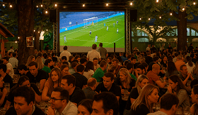 alquiler de proyector para partidos de futbol